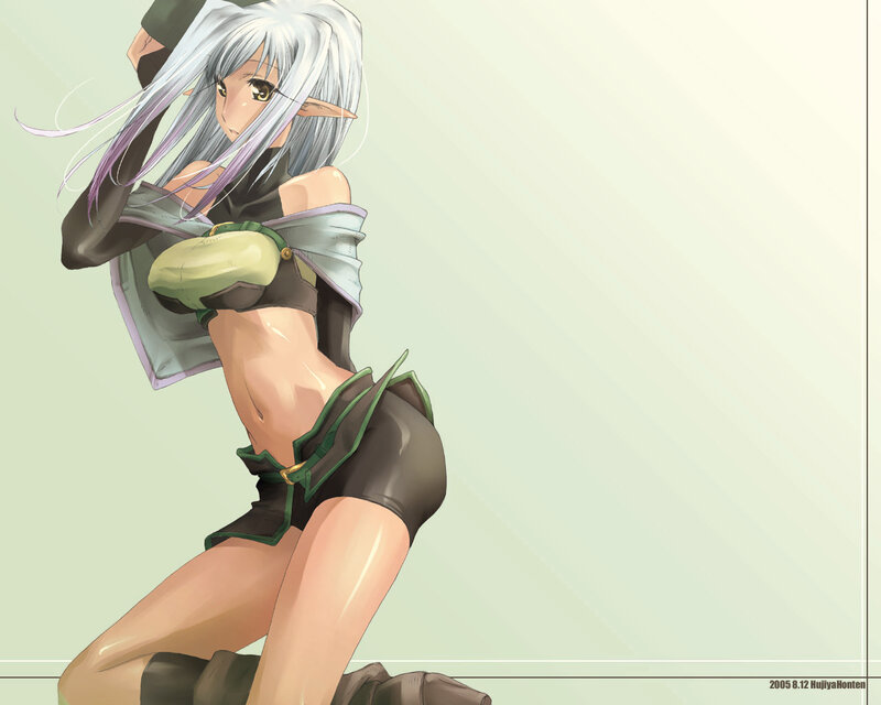 silver-haired elf warrior