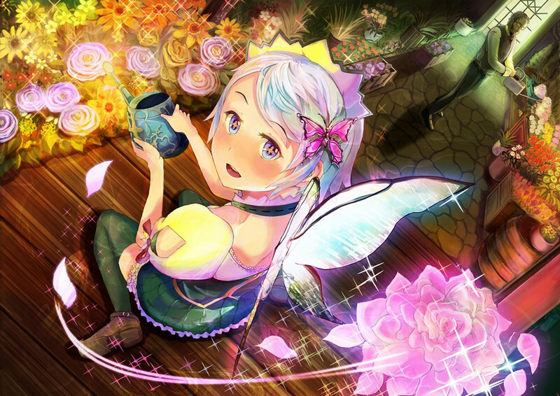 Silver-haired Fairy Girl — Pink