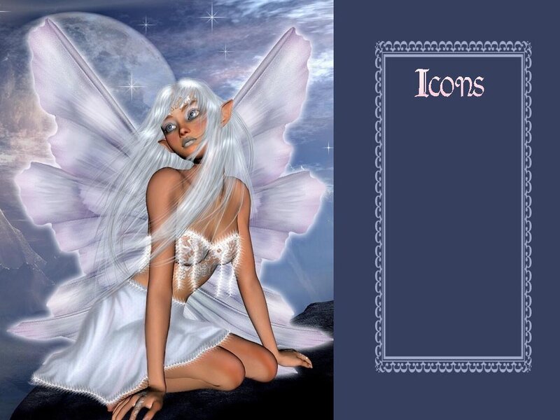 Silver-haired Fairy — White
