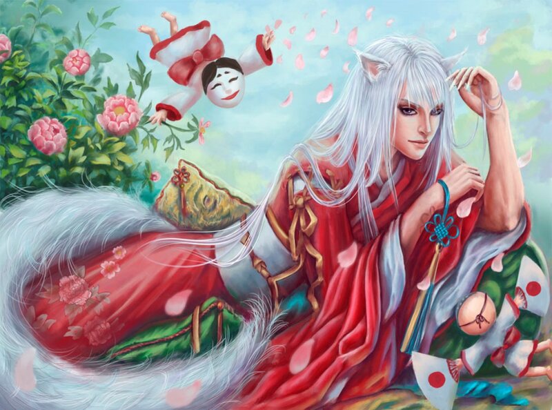 Silver-haired Fox Spirit
