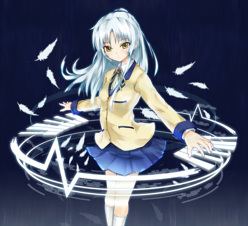 Silver-haired Girl at Piano