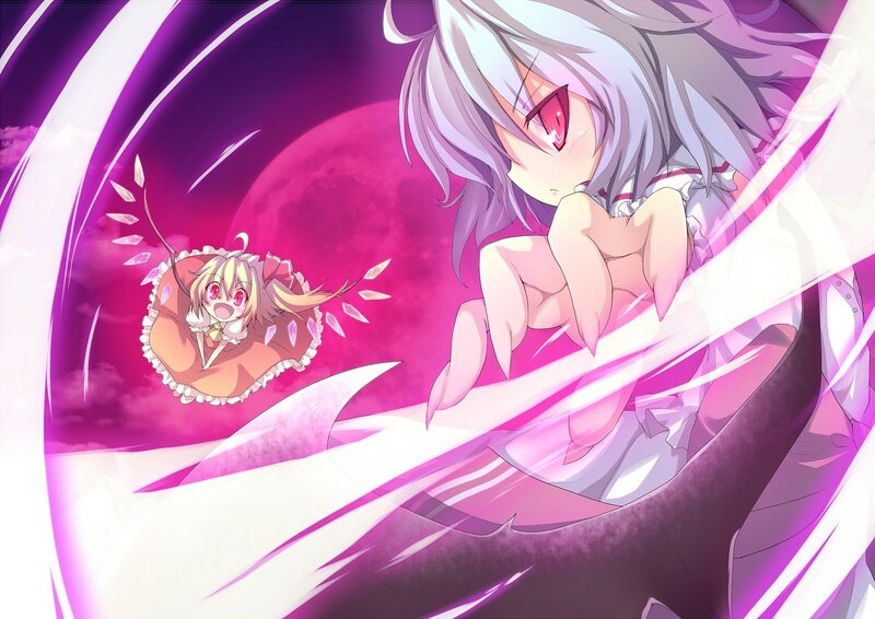 Silver-haired Girl Attacking