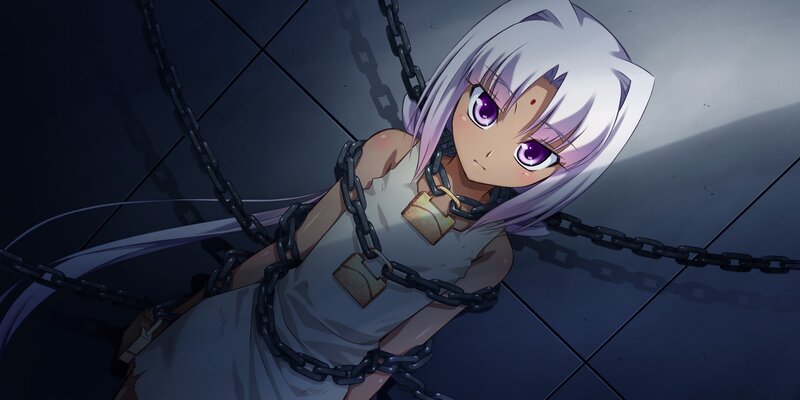Silver-haired Girl in Chains