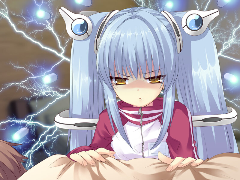 Silver-haired Girl in Chair