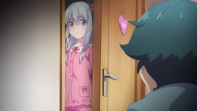 Silver-haired Girl in Pajamas — Pink