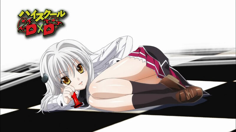 Silver-haired Girl Lying Down
