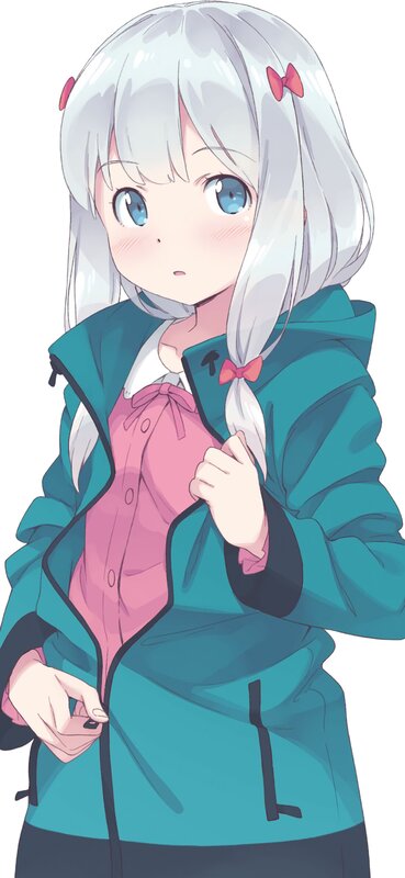 Silver-haired Girl — Teal