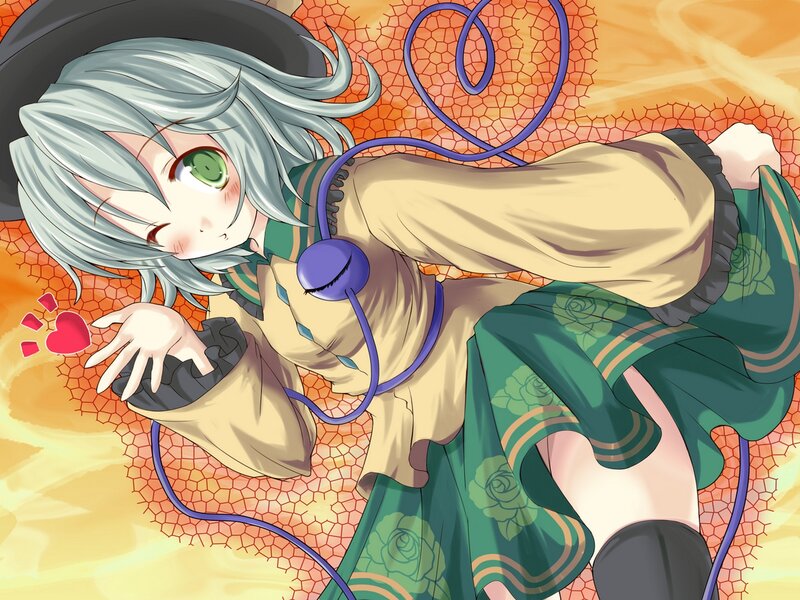 Silver-haired Girl with Headphones