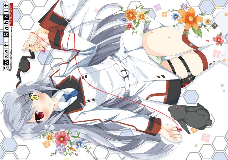Silver-haired Girl with Rabbit