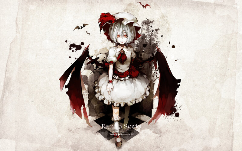 Silver-haired Girl with Wings — White