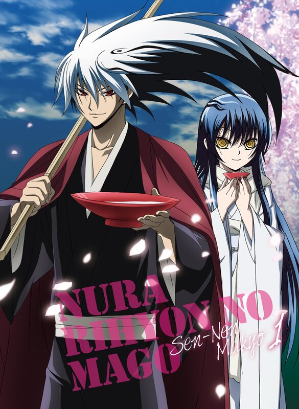 Silver-haired Man and Blue-haired Girl