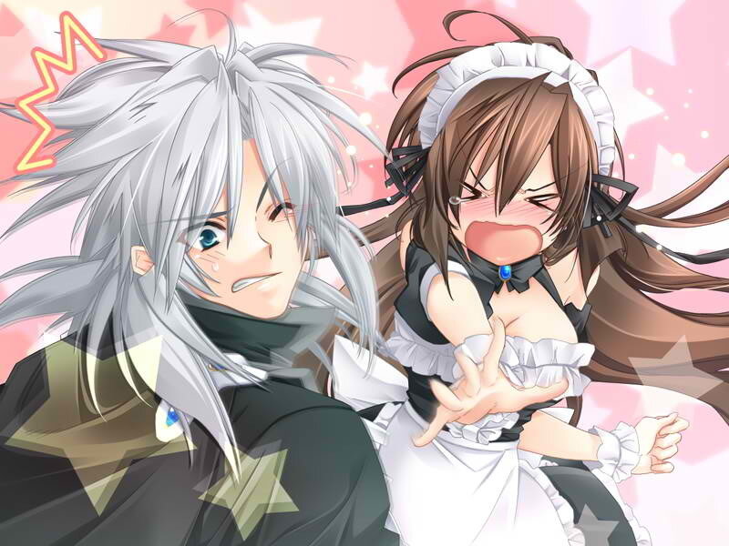 Silver-haired Man and Maid