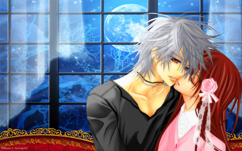 Silver-haired Man and Red-haired Woman