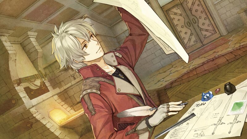 Silver-haired Man Drawing
