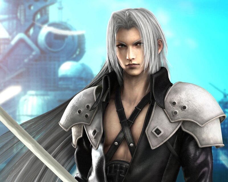 Silver-haired Man in Armor