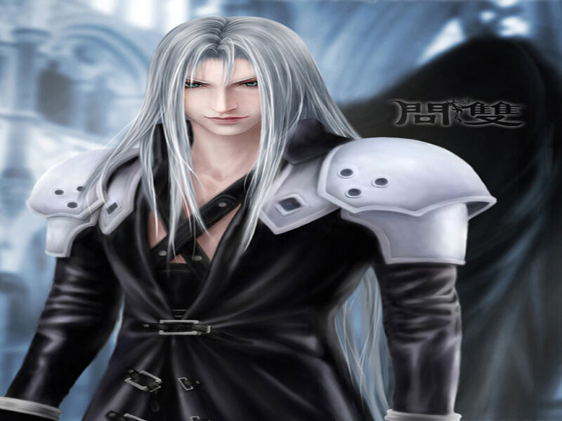 Silver-haired Man in Black Coat