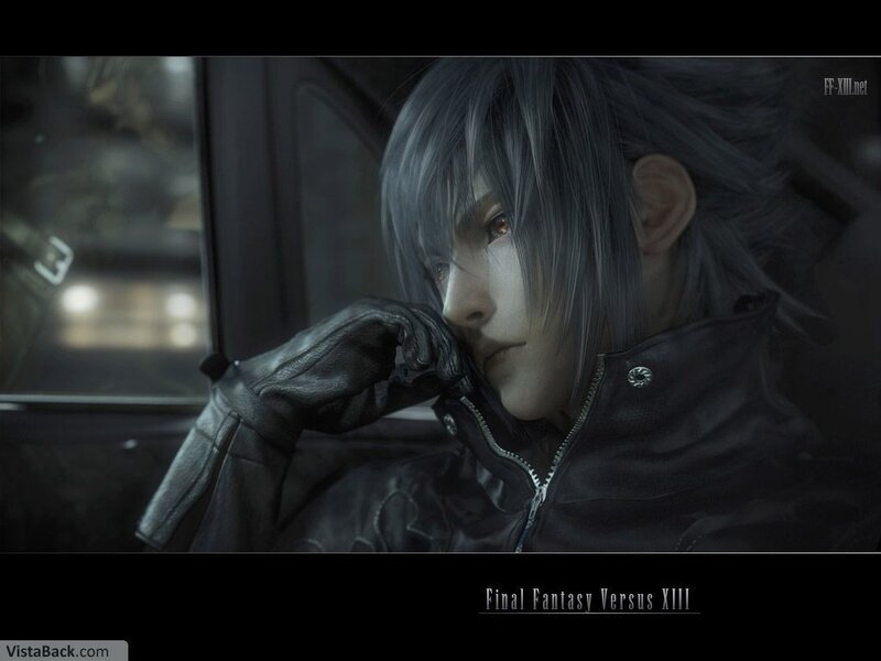 Silver-haired Man in Car — Black