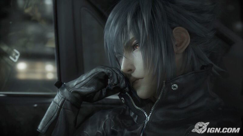 Silver-haired Man in Jacket — Black, Somber
