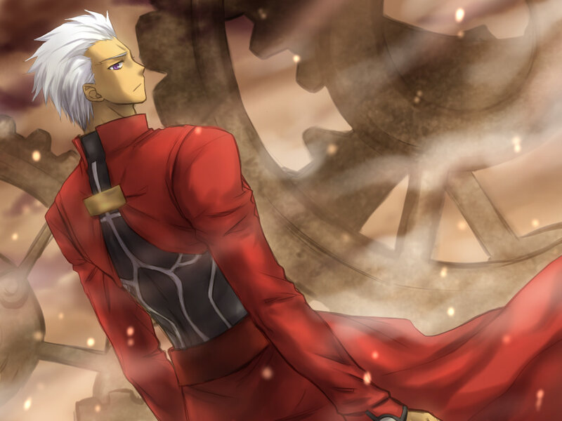 Silver-haired Man in Red Coat