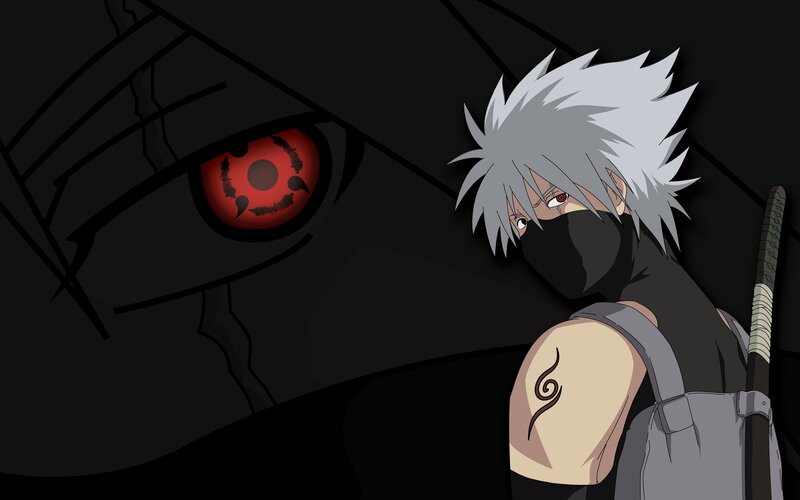 Silver-haired Ninja with Red Eye