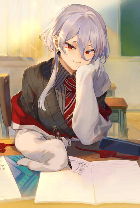 Silver-haired Student