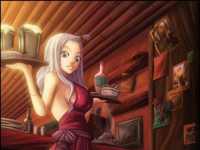 Silver-haired Waitress