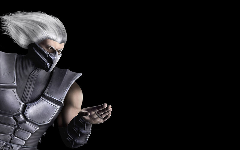 silver-haired warrior character