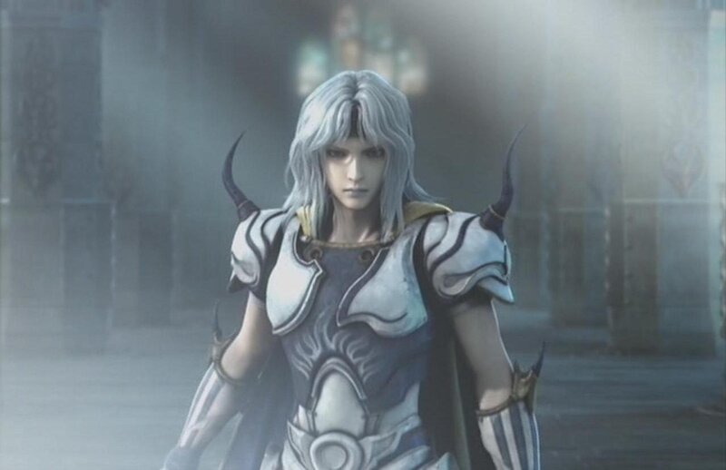 Silver-haired Warrior — Gray, Dramatic