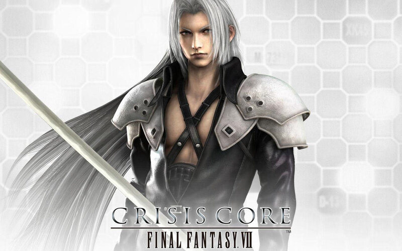 Silver-haired Warrior — Gray, Serious
