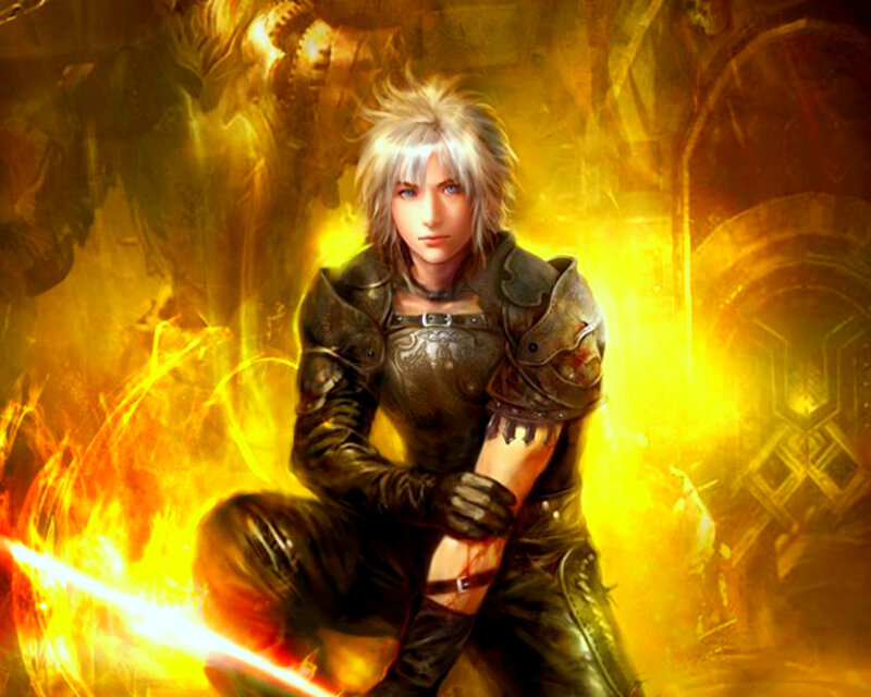 Silver-haired Warrior — Yellow