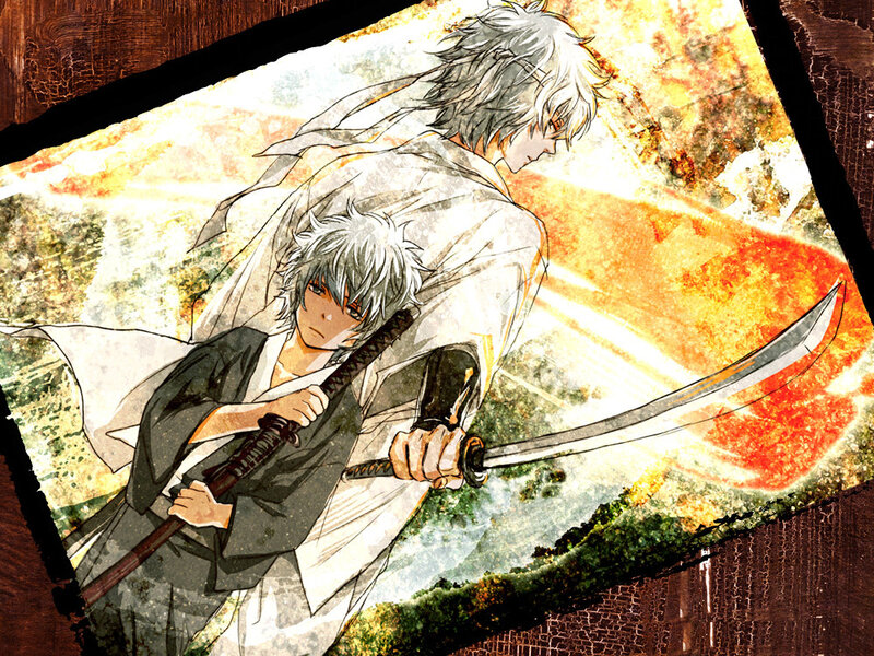 silver-haired warriors in battle