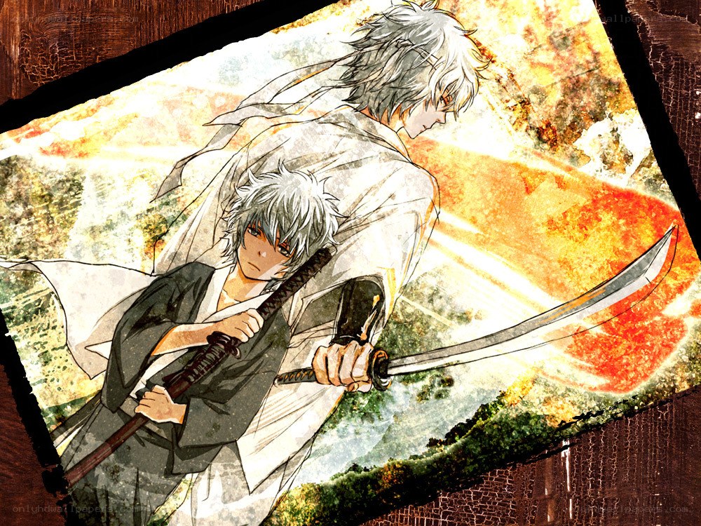 silver-haired warriors in battle