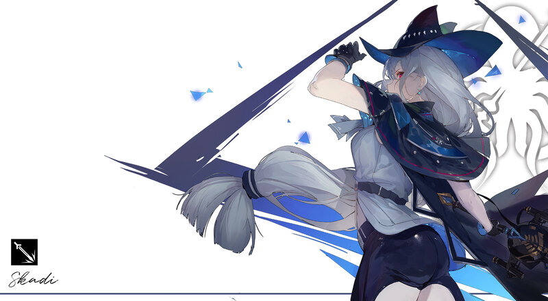 Silver-haired Witch Character