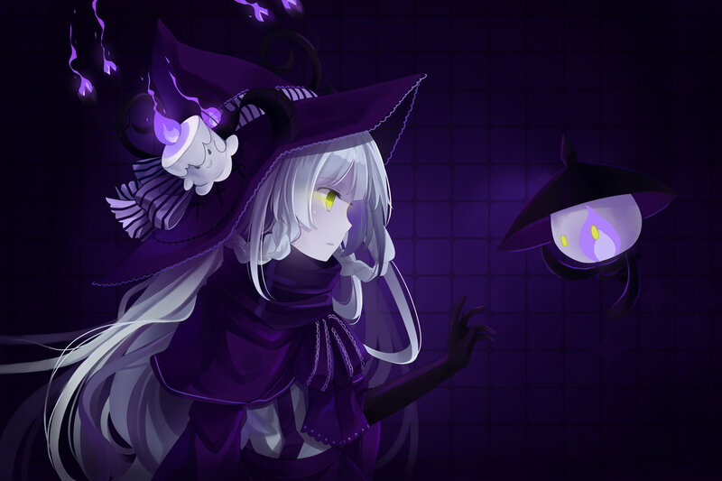 Silver-haired Witch — Purple