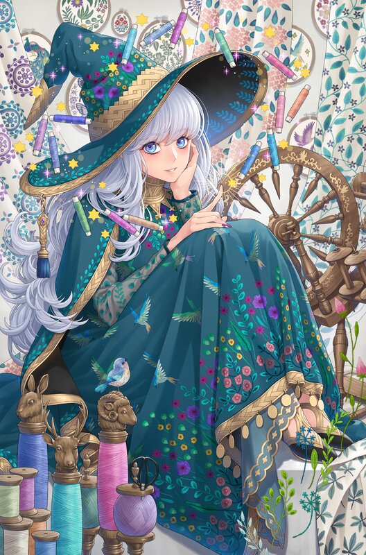 Silver-haired Witch — Teal