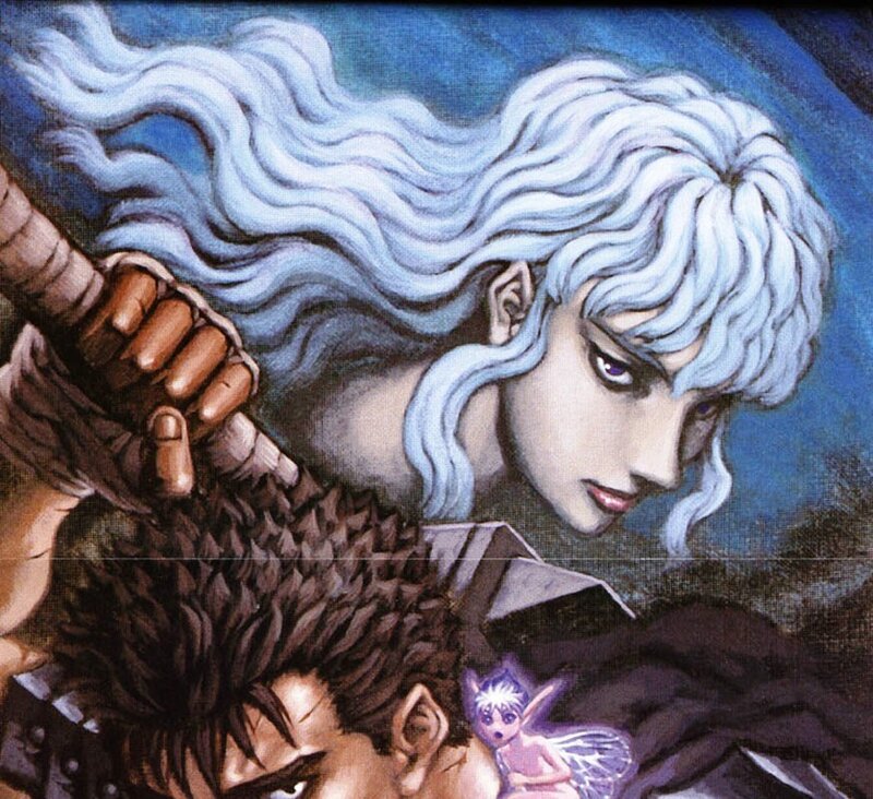 Silver-haired Woman Holding Sword