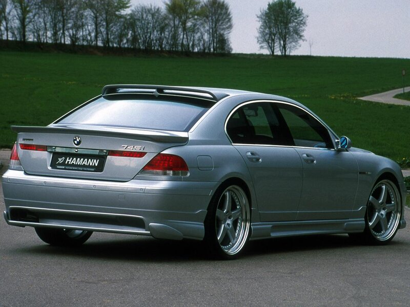 silver hamann bmw 745i sedan