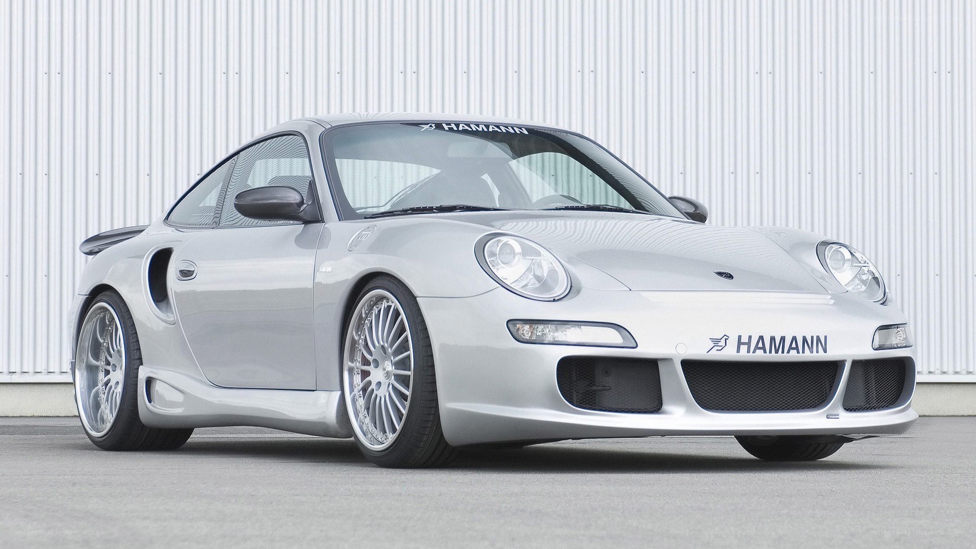 silver hamann porsche 911