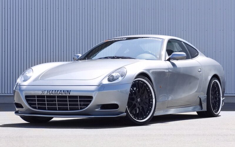 Silver Hamann sports car