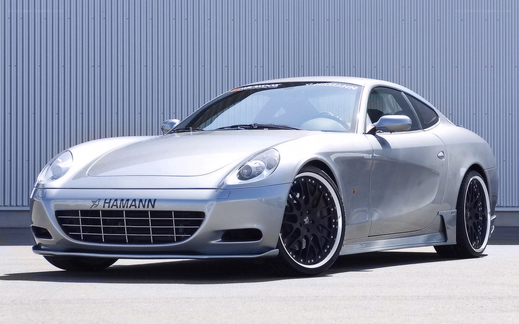 Silver Hamann sports car