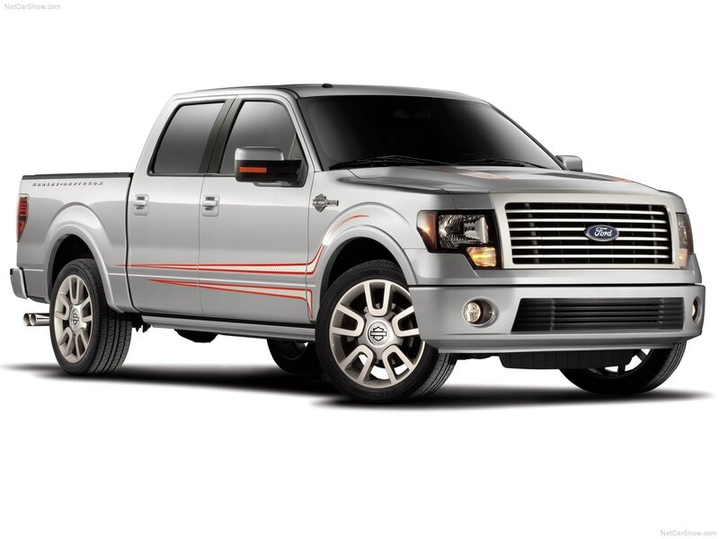 silver harley-davidson f-150 pickup