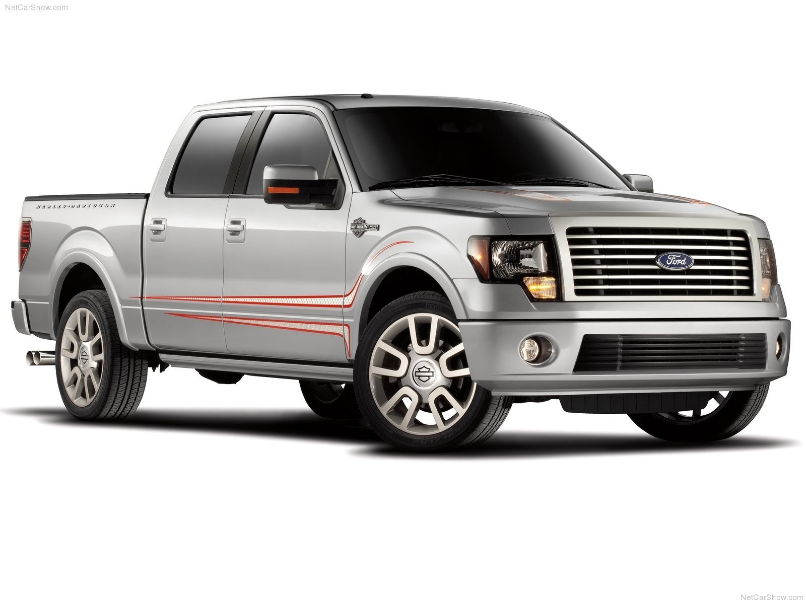 silver harley-davidson f-150 pickup