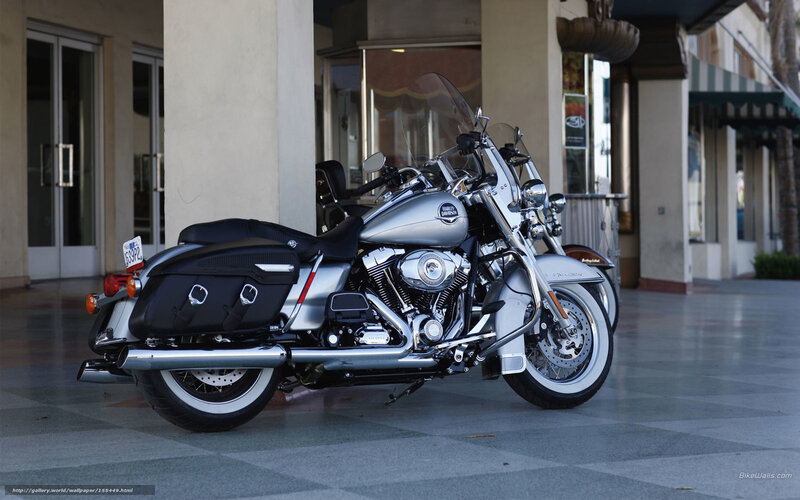 Silver Harley-Davidson motorcycle
