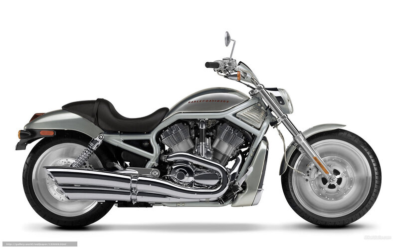 Silver Harley-Davidson motorcycle