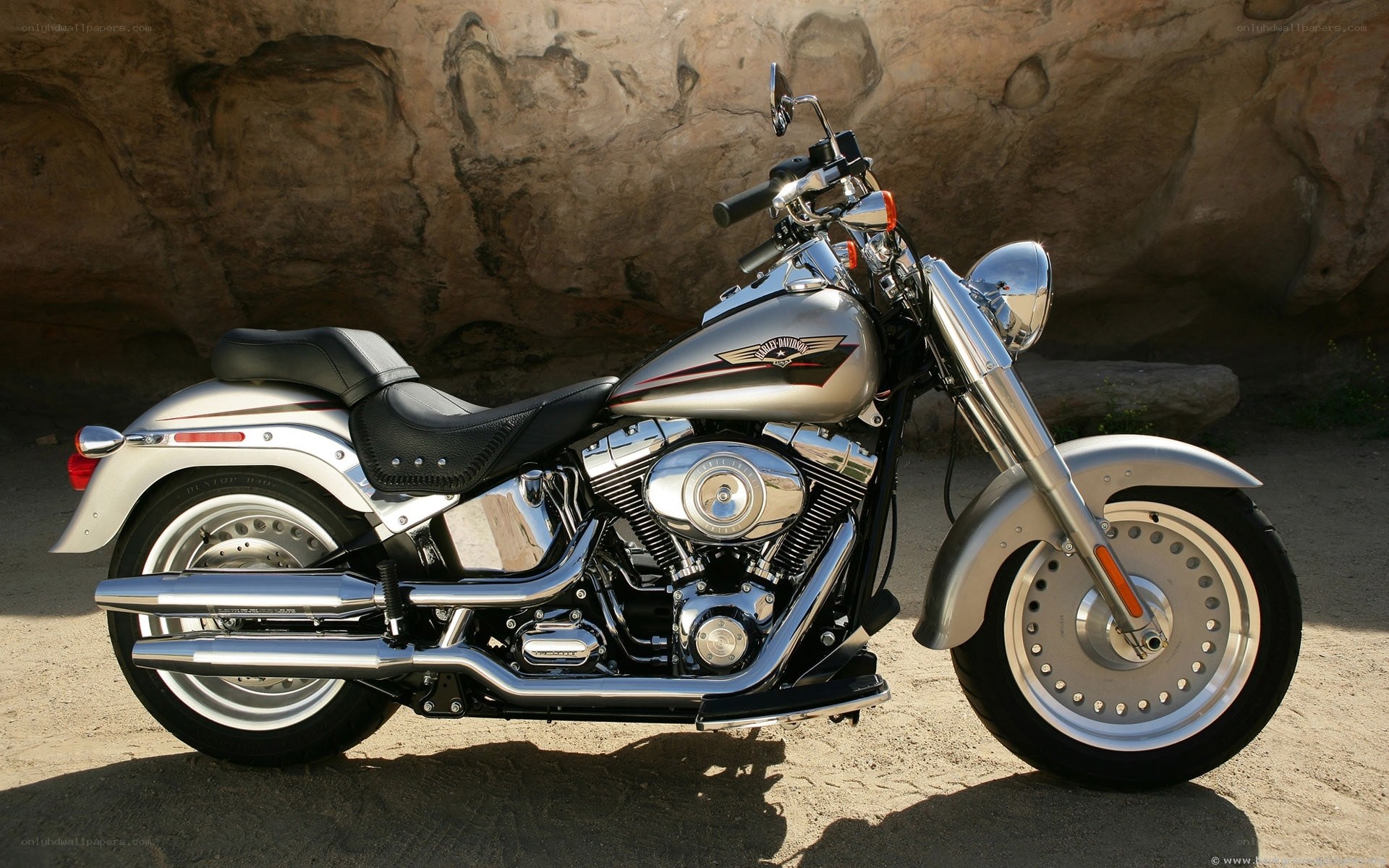 silver harley-davidson motorcycle