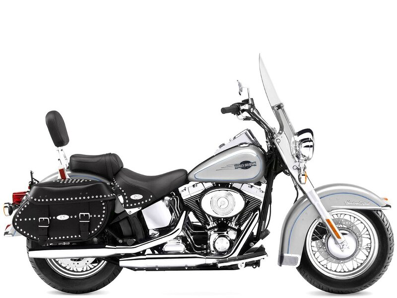 silver harley-davidson motorcycle