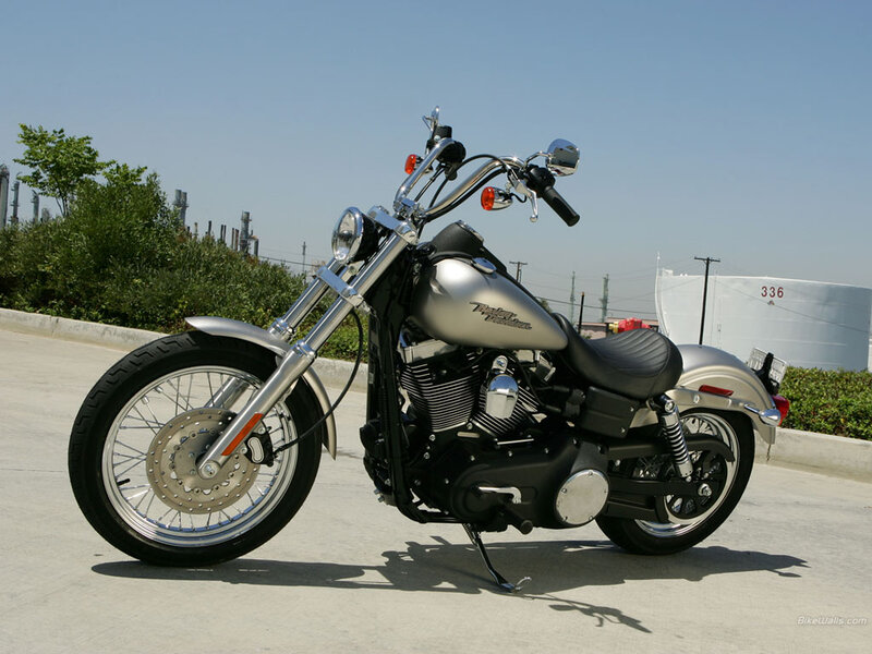 Silver Harley-davidson Motorcycle — Calm, Afternoon, Photograph, Industrial Tanks