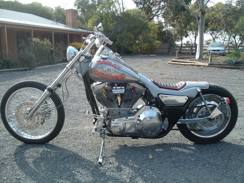 Silver Harley-davidson Motorcycle — Calm, Afternoon