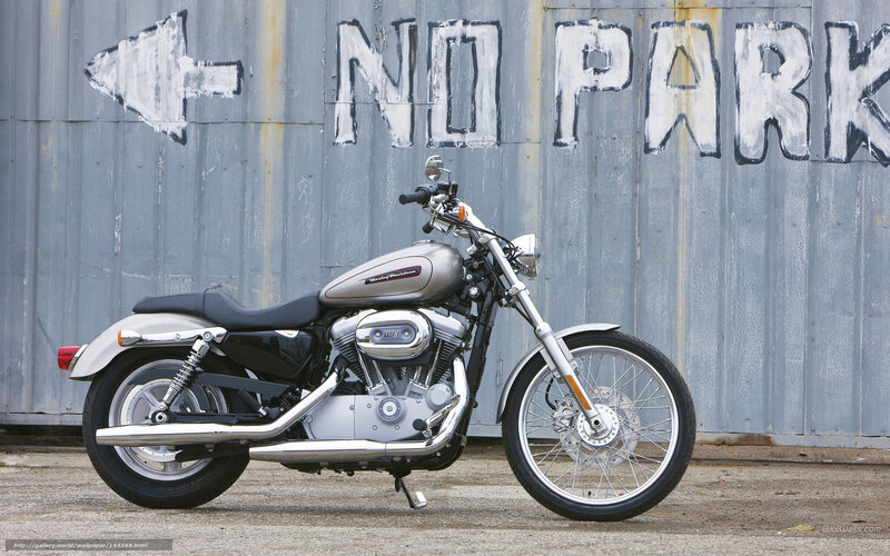Silver Harley-davidson Motorcycle — Gray