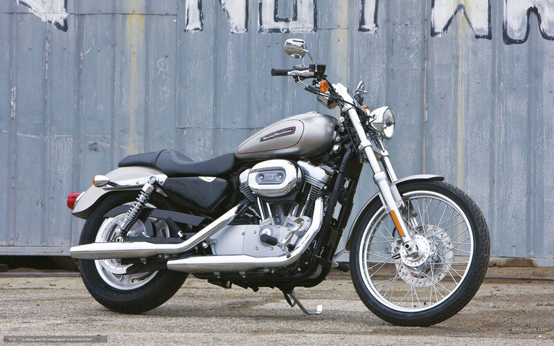 Silver Harley-davidson Motorcycle — Industrial